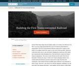 Building the First Transcontinental Railroad Building the First Transcontinental Railroad