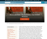 Boom and Bust: The Industries That Settled Montana Boom and Bust: The Industries That Settled Montana