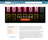 The Boston Sports Temples The Boston Sports Temples