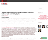 Are You Ready? INFOhio Supports Student Learning with Robust Infrastructure Are You Ready? INFOhio Supports Student Learning with Robust Infrastructure