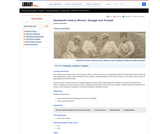 19th Century Women: Struggle and Triumph 19th Century Women: Struggle and Triumph