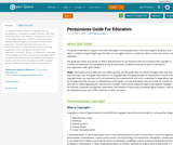 Permissions Guide For Educators Permissions Guide For Educators